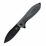 Kizer V3579N1 Infinity Black kapesní nůž 7,3 cm, celočerná, Micarta
