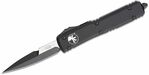 Microtech 120-1T Ultratech Bayonet Black Tactical automatický nôž 8,8 cm, čierna, hliník