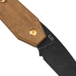 Kizer V3692A4 Tomb Mkuruti zsebkés 8.2 cm, fekete kőmosás, Mkuruti fa
