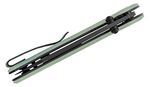 S22014-2 Sencut Fritch Natural G10 Handle Black Stonewashed 9Cr18MoV Blade Liner Lock