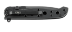 CRKT 01CR1601KZ M16-01 Zytel Black vreckový nôž 7,6 cm, čierna, zytel 