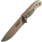 ESEE 5PDE-005 MODEL 5 nôž na prežitie 13,2 cm, hnedá Dark Earth, čierno-hnedá, G10, puzdro Kydex