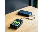 GRSETGC01 Green Cell VitalCharger töltőkészlet és 4 db AA 2000mAh Ni-MH akkumulátor