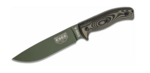 ESEE 6POD-003 OD Green/Black všestranný vnější nůž 16,5 cm, černo-zelená, G10, plastové pouzdro