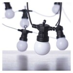 DCPW01 Emos Lighting LED světelný řetěz – 10x párty žárovky mléčné, 5 m, vnější i vnitřní, te