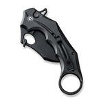 CIVIVI C16016B-1 Incisor II zsebkés - karambit 6,6 cm, teljesen fekete, alumínium