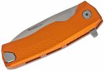 ROK A OS LionSteel ROK ORANGE Aluminum knife, RotoBlock, satin finish blade M390