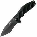 CRKT CR-K221KKP FORESIGHT™ BLACKOUT vreckový nôž s asistenciou 9 cm, Black Stonewash, čierna, FRN