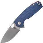 FOX kések FX-604 BL CORE sokoldalú zsebkés 8 cm, Stonewash, kék, FRN