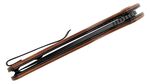 S21013-4 Sencut Mims Guibourtia fa nyél fekete kőmosott 9Cr18MoV pengebetét Loc