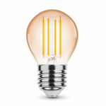 Modee Smart Lighting LED Filament Amber Globe Mini žárovka E27 4W teplá bílá (ML-G45FA1800K4WE27)