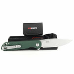 Ganzo Knife Firebird FH41S-GB všestranný kapesní nůž 7,5 cm, zelená, G10