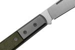 CK0112 CVG LionSteel Clip M390 blade, zelená Canvas Handle, Ti Bolster & Liners