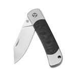QSP Knife QS133-B Falcon Titanium kapesní nůž 7,5 cm, titan, uhlíkové vlákno