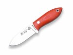 JOKER CN117 CUELLO AVISPA lovecký nôž 8 cm, červená, Micarta, puzdro Kydex, paracord