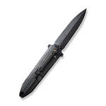 We Knife WE22032-4 Diatomic kapesní nůž 9,6 cm, Black Stonewash, celočerná, titan