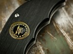 Magnum 01MB856 USN Seals záchranársky nôž 8 cm, čierna, hliník