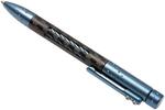 NY FC BLM LionSteel Twist Pen Titanium BLUE MATTE with Carbon Fiber. Fisher Space refill