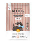 Aldog Low Fat Mini nízkotučné granule pre dospelé psy, malé plemená, 3 kg