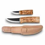 R180 ROSELLI Hunting knife and Grandmother knife, combo sheath,carbon