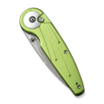 C23052-3 CIVIVI Starflare Lime Green Aluminum Handle Satin Finished Nitro-V Blade Butt