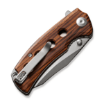 S23068-4 Sencut Excalis Guibourtia Wood Handle Satin Finished 9Cr18MoV Blade Liner Lock