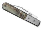 LionSteel CK0112 RM Barlow vreckový nôž 7,5 cm, Clip Point, titán, barania rohovina