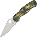 C81GBKYLMCP2 Spyderco Para Military 2 Salt Yellow/Black G-10 CPM MagnaCut Reveal 14