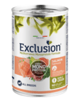 EXCLUSION NGASA40 ADULT ALL BREEDS konzerva pre psov - losos, 400g