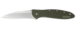 Kershaw 1660OL LEEK - OLIVE vreckový nôž 7,6 cm, olivovo zelená, hliník
