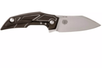 FOX knives FX-531 TI BR PHOENIX vreckový nôž 8,5 cm, hnedá, titán, kožené puzdro