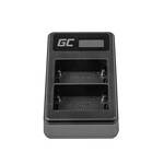 ADCB30 Green Cell Dual Charger BC-V615 AC-VL1 for Sony NP-FM500H, A58 A57 A65 A77 A99 A900 A700 A580