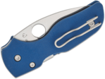 C230GPCBL Spyderco LIL' NATIVE COBALT BLUE G-10 CPM SPY27 PLAINEDGE