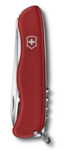 Victorinox 0.8313.W Cheese Master W multifunkciós kés 111 cm, piros, 8 funkció