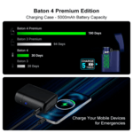 Baton 4 Premium Edition OLIGHT 650mAh 3.6V IMR16340
Rechargeable Lithium Battery