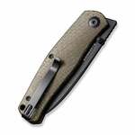 CIVIVI C22007-2 Sokoke vreckový nôž 8,5 cm, Black Stonewash, zelená, Micarta