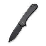 We Knife WE18062X-3 Elementum zsebkés 7,5 cm, Black Stonewash, fekete, titán