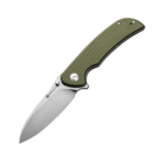 S23077-1 Sencut Borzám OD Green G10 Handle Satin Finished 9Cr18MoV Blade Liner Lock