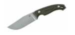 Fox Knives OD FX-510 Octopus Vulgaris vnější nůž 11,5cm, zelená G10, Stonewash, kožené pouzdro