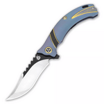 QS119-A QSP Knife Kylin CPM S35VN, fialový Titanium, carbon fiber inlay A