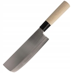Herbertz 347417 Nakiri kuchařský nůž 17cm, přírodní dřevo