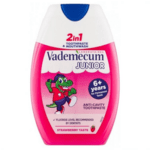 13166 Vademecum Junior 2 az 1-ben Strawberry gyermek fogkrém és szájvíz 75 ml