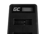 ADCB20 Green Cell Charger AHBBP-501 for GoPro AHDBT-501, Hero 5 Hero 6 Hero 7 HD Black White Silver