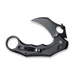 CIVIVI C16016B-1 Incisor II zsebkés - karambit 6,6 cm, teljesen fekete, alumínium