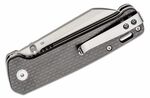 QSP Knife QS130-E Penguin vreckový nôž 7,8 cm, čierna, G10, uhlíkové vlákno