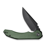 CIVIVI C23050-3 Bluetick vreckový nôž 8,8 cm, Black Stonewash, zelená, Micarta