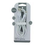 Setty USB kábel USB - Lightning 1,2 m 2A KNA-L-1.220 fehér (GSM171577)