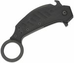 FX-826 FOX knives KARAMBIT PIKAL FOLDING KNIFE, N690 BLACK IDROG.BLADE, G10 BLACK HANDLE