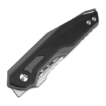 Kizer Ki3664A2 Zero zsebkés 8,2 cm, kézzel csiszolt, fekete, alumínium, titán 