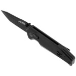 SOG-12-57-01-57 SOG VISION XR Black Straight taktický vreckový nôž 8,5 cm, celočierna, G10